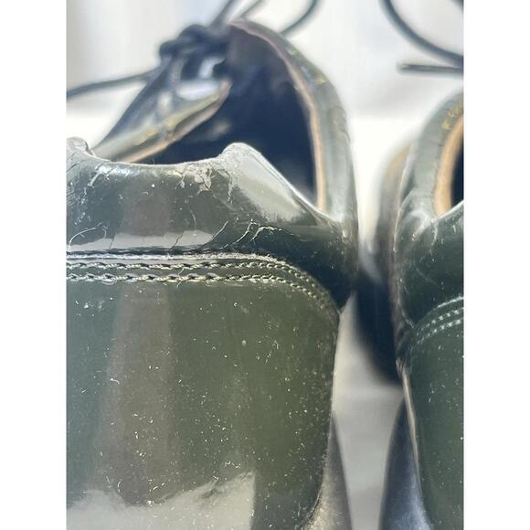 Rohde Women Lace Up Sneaker Shoes Leather Dark Olive Snakeskin Print 4610 Sz 6.5 - Picture 3 of 9